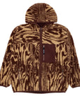 GX1000 Hooded Sherpa Jacket Brown - ARROW & BEAST