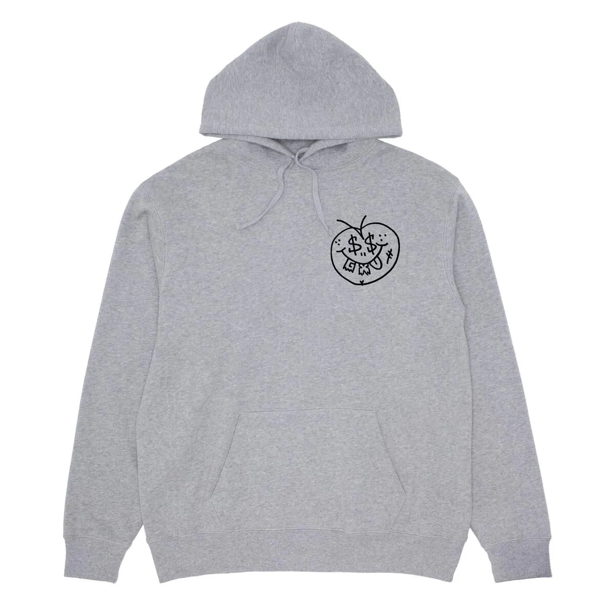 GX1000 Face Plant Hoodie Heather Grey - ARROW & BEAST