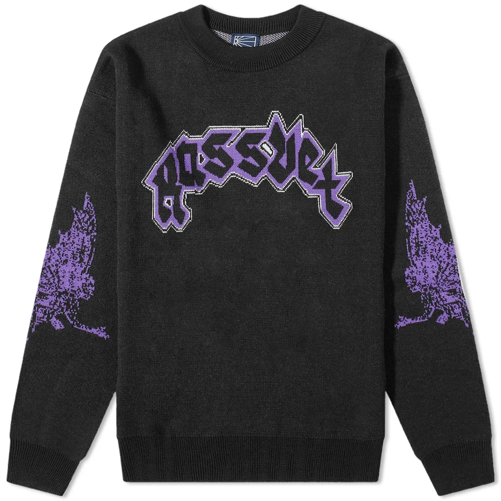 Rassvet Goth Crew Sweater Black - ARROW & BEAST
