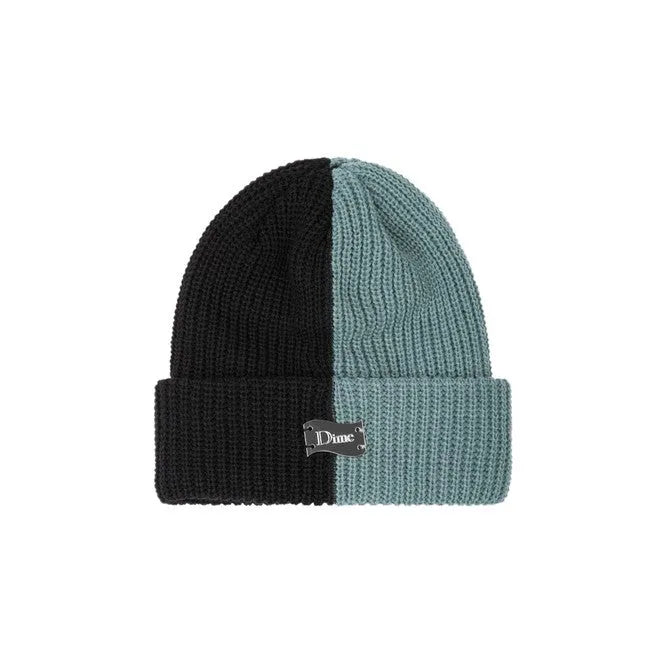 Dime MTL Split Beanie Black Slate - ARROW & BEAST