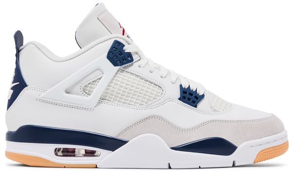 Nike SB x Air Jordan 4 Summit White Navy DR5415-100