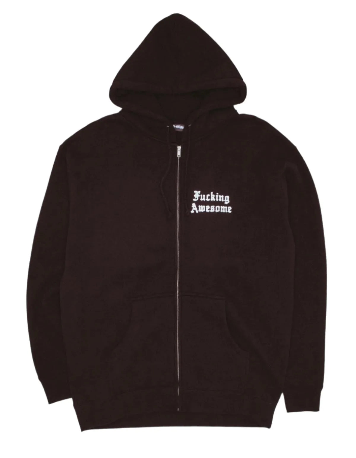 Fucking Awesome 14th Century Zip Hoodie Black - ARROW & BEAST