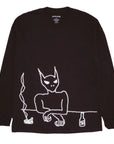 Fucking Awesome Drunk Alien Long Sleeve Tee Black - ARROW & BEAST
