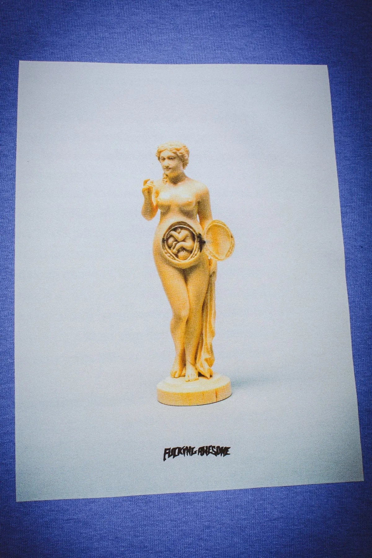 Fucking Awesome 2025 Statue Short Sleeve Tee Violet - ARROW & BEAST