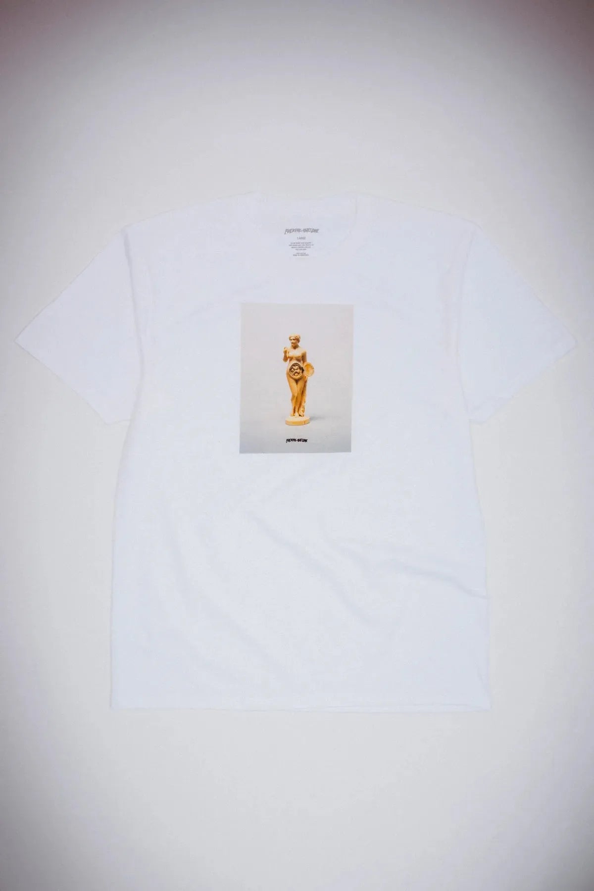 Fucking Awesome 2025 Statue Short Sleeve Tee White - ARROW & BEAST