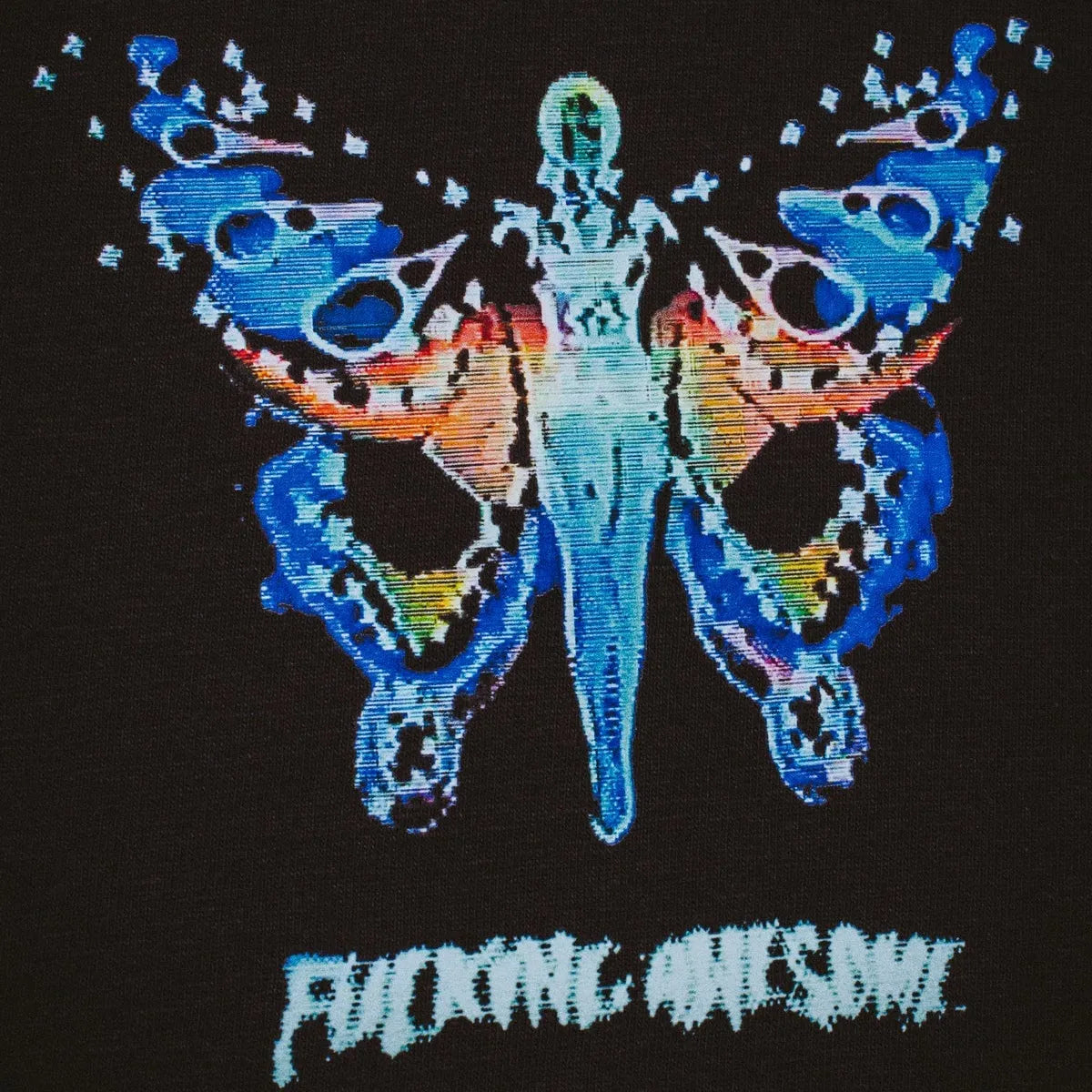 Fucking Awesome Butterfly Short Sleeve Tee Black - ARROW & BEAST