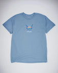 Fucking Awesome Butterfly Short Sleeve Tee Stone Blue - ARROW & BEAST