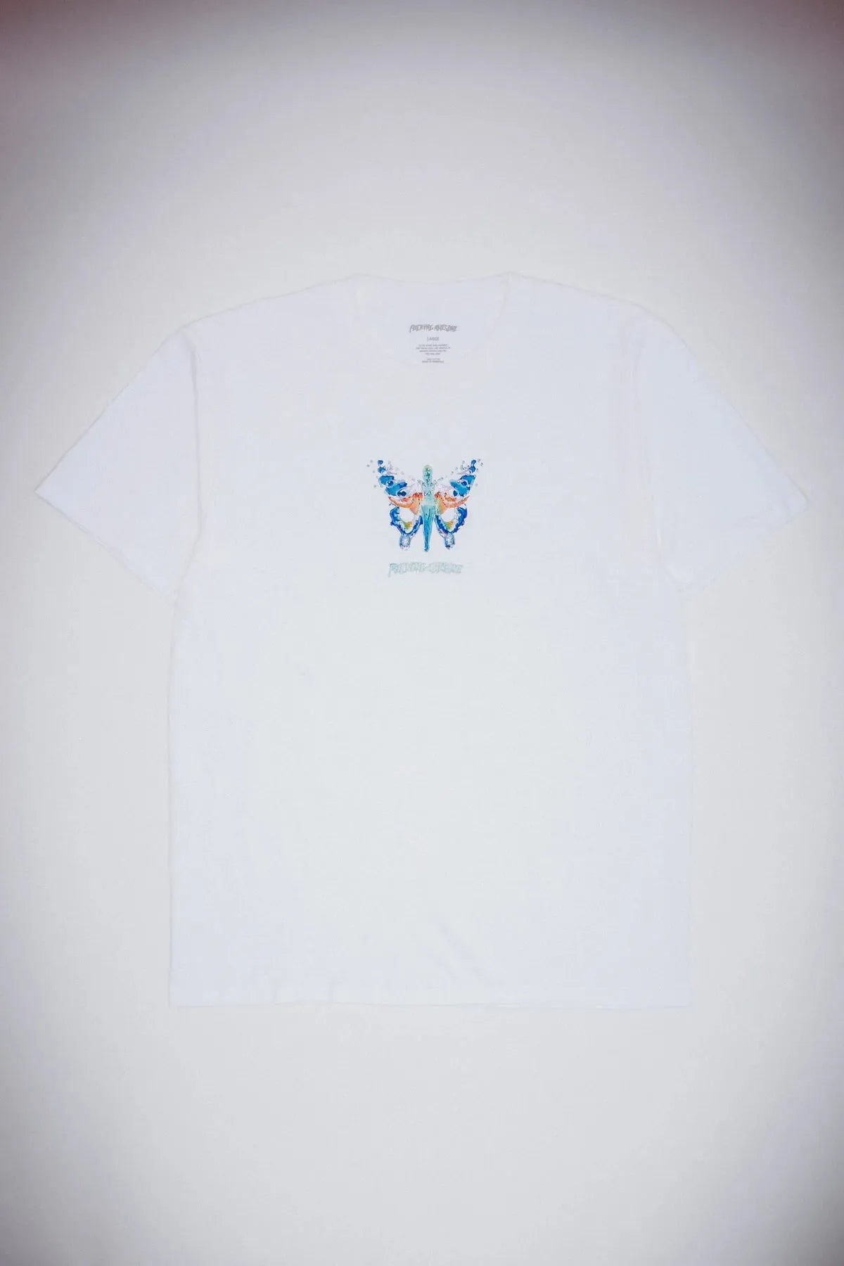 Fucking Awesome Butterfly Short Sleeve Tee White - ARROW & BEAST