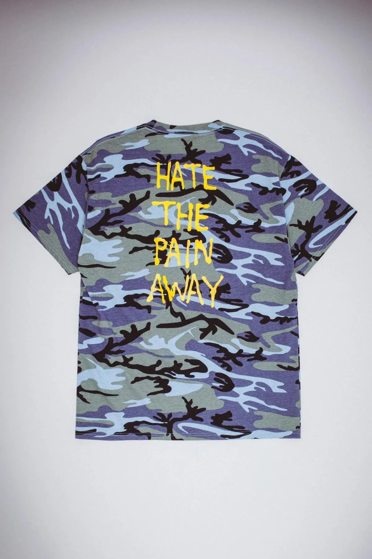 Fucking Awesome Hate The Pain Away Short Sleeve Tee Blue Camo - ARROW & BEAST