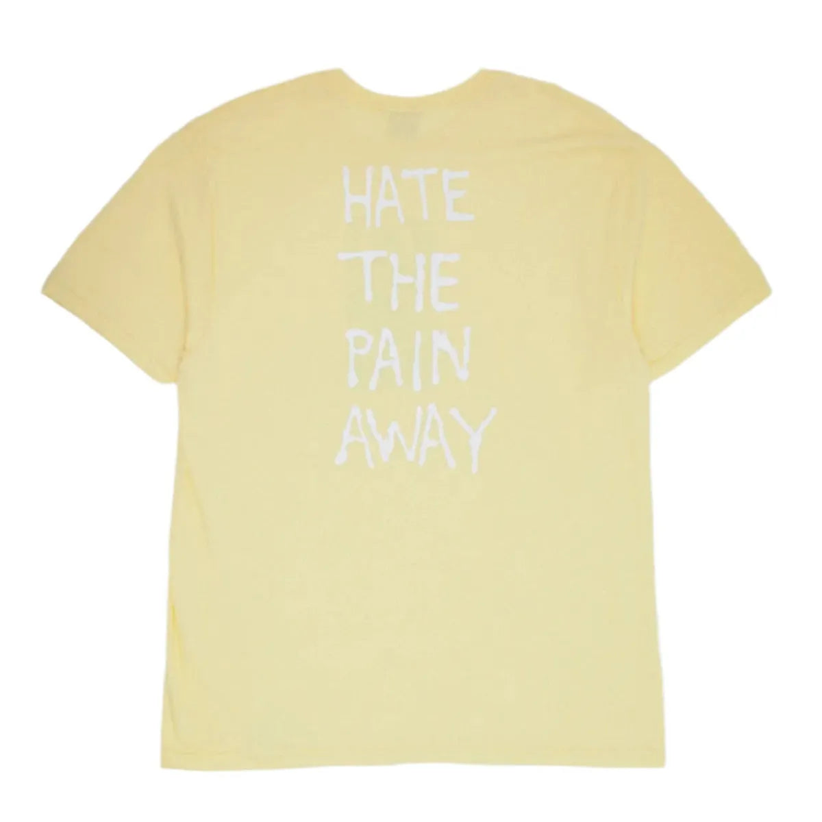 Fucking Awesome Hate The Pain Away Short Sleeve Tee Yellow - ARROW & BEAST