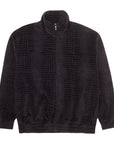 Fucking Awesome - Velour Croc Track Jacket Black - Black - ARROW & BEAST