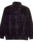Fucking Awesome - Velour Croc Track Jacket Black - Black - ARROW & BEAST