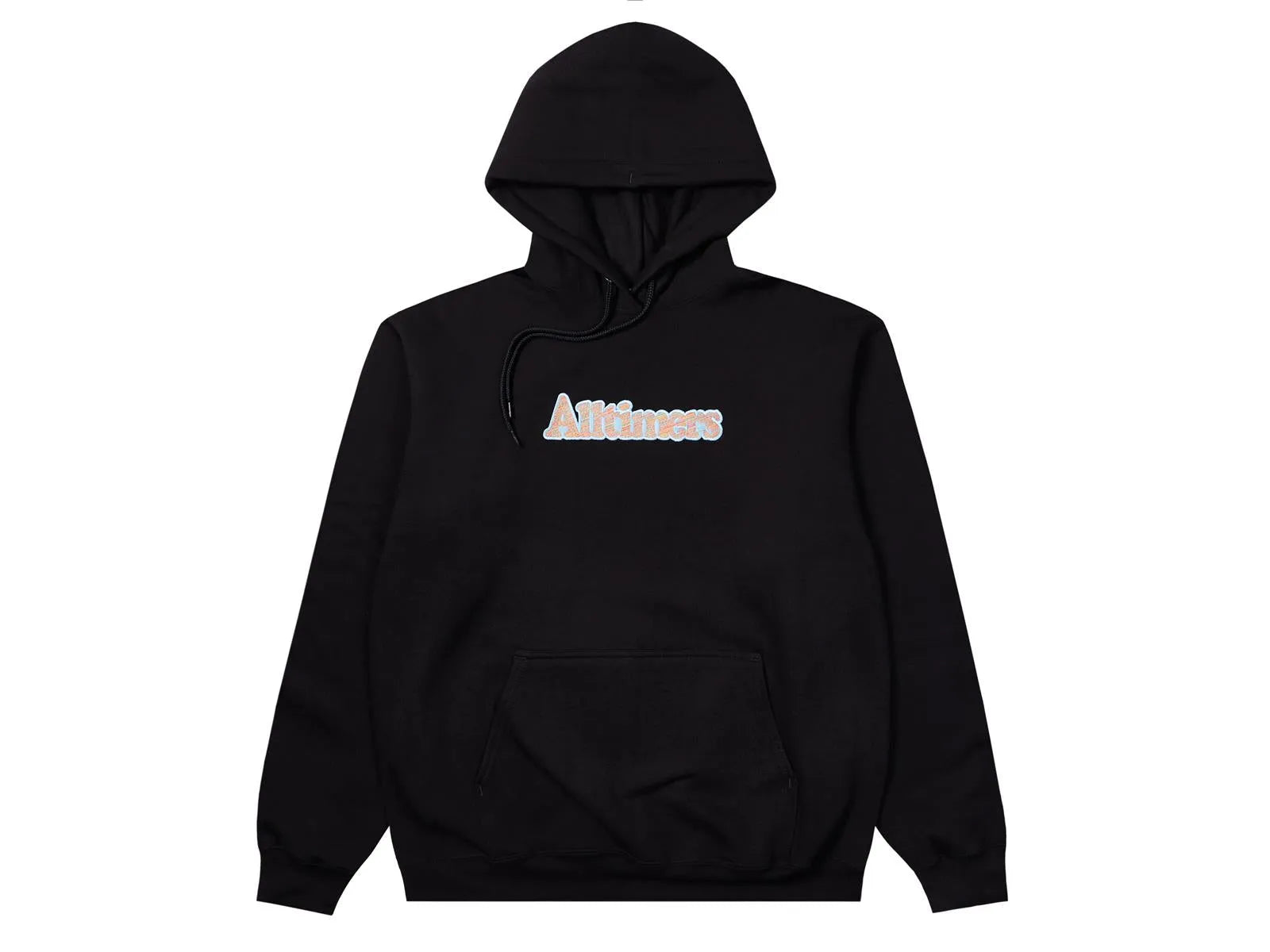 Alltimers - Broadway Multiyarn Embroidered Hoodie Black - Black - ARROW & BEAST
