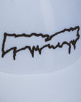 Fucking Awesome - Drip Logo Snapback - White - ARROW & BEAST