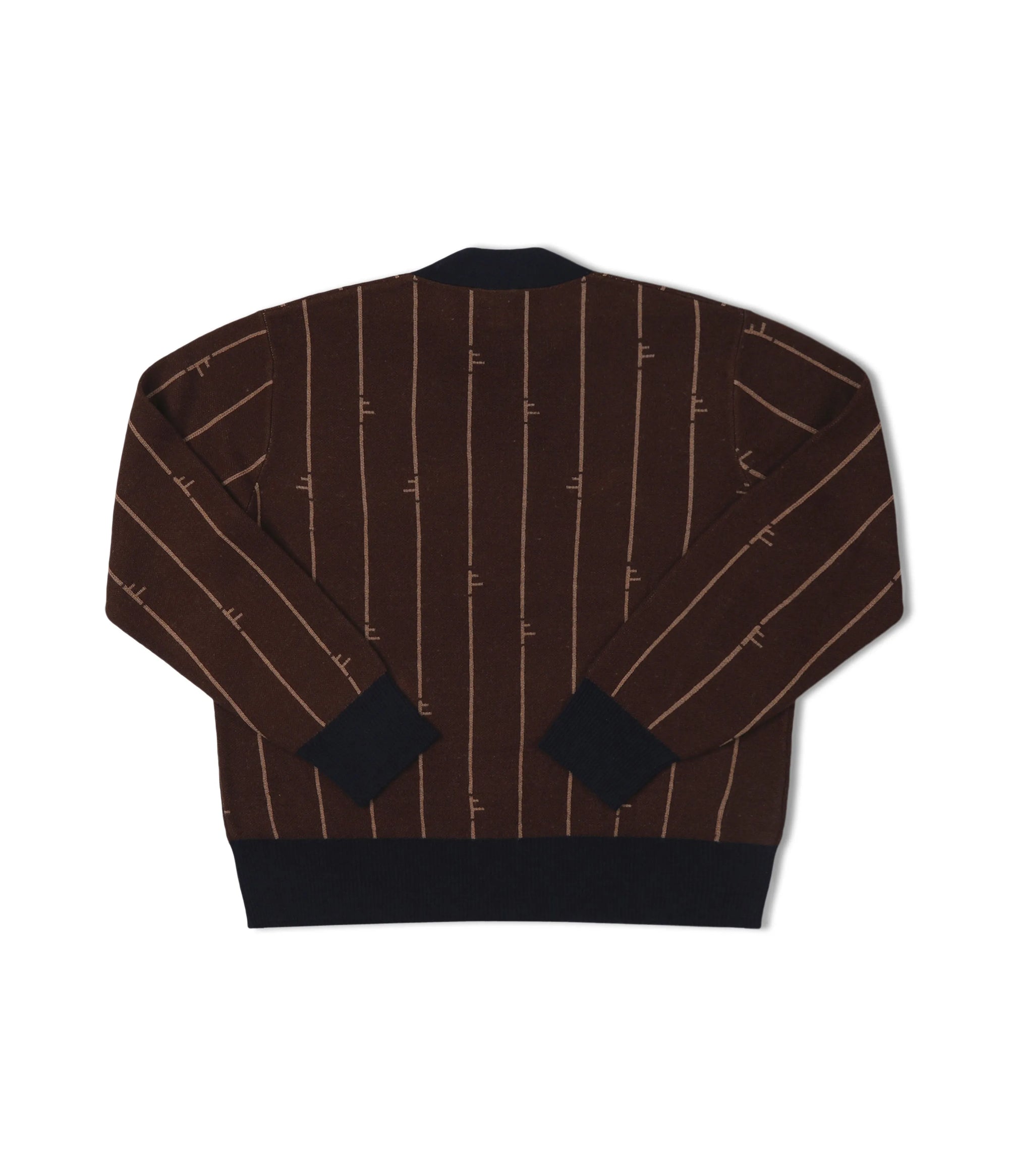 Former Merchandise - CA FUSE CARDIGAN - Chocolate Navy - ARROW & BEAST