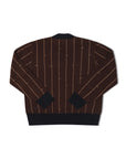 Former Merchandise - CA FUSE CARDIGAN - Chocolate Navy - ARROW & BEAST