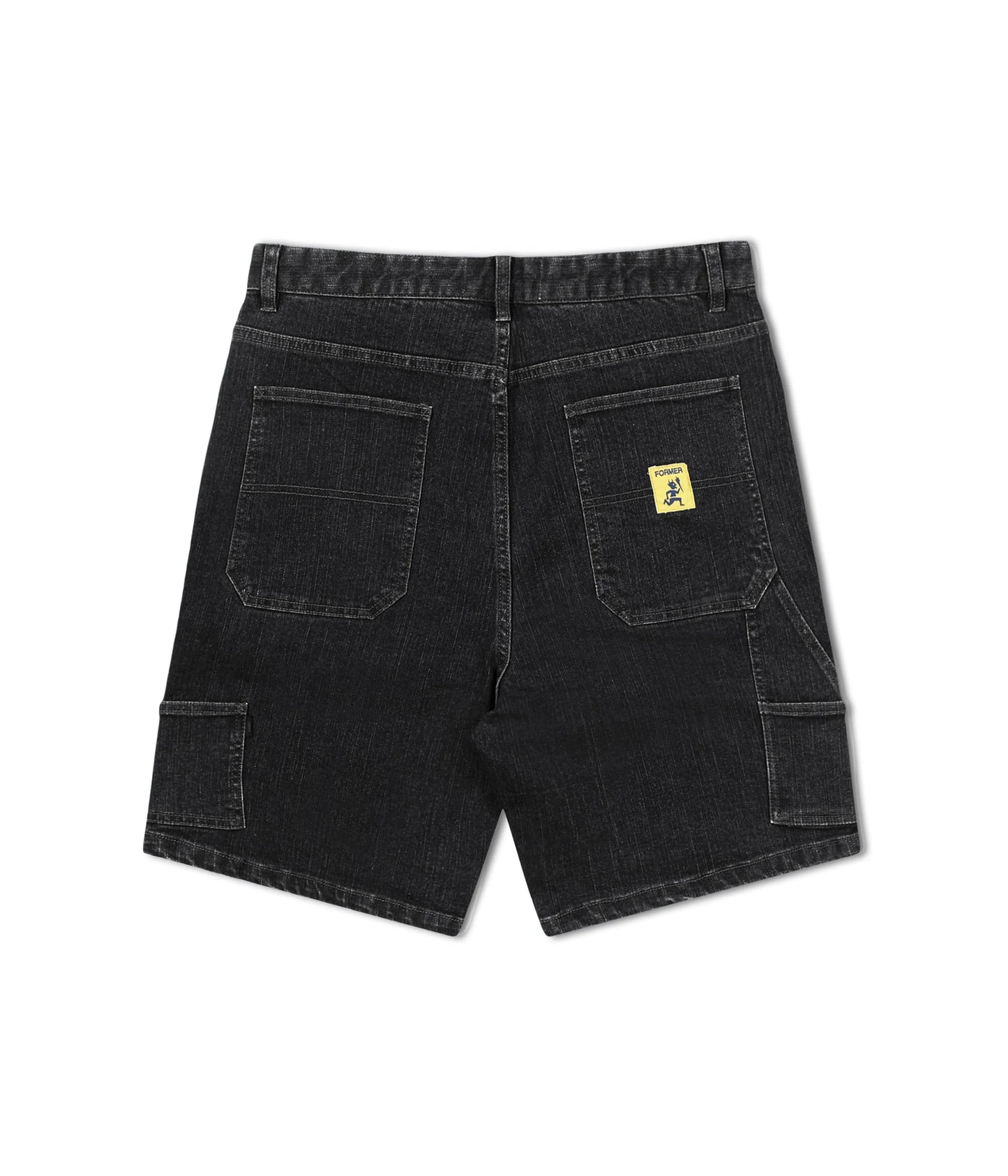Former Merchandise - REYNOLDS DISTEND WALKSHORT - Black Stone - ARROW & BEAST