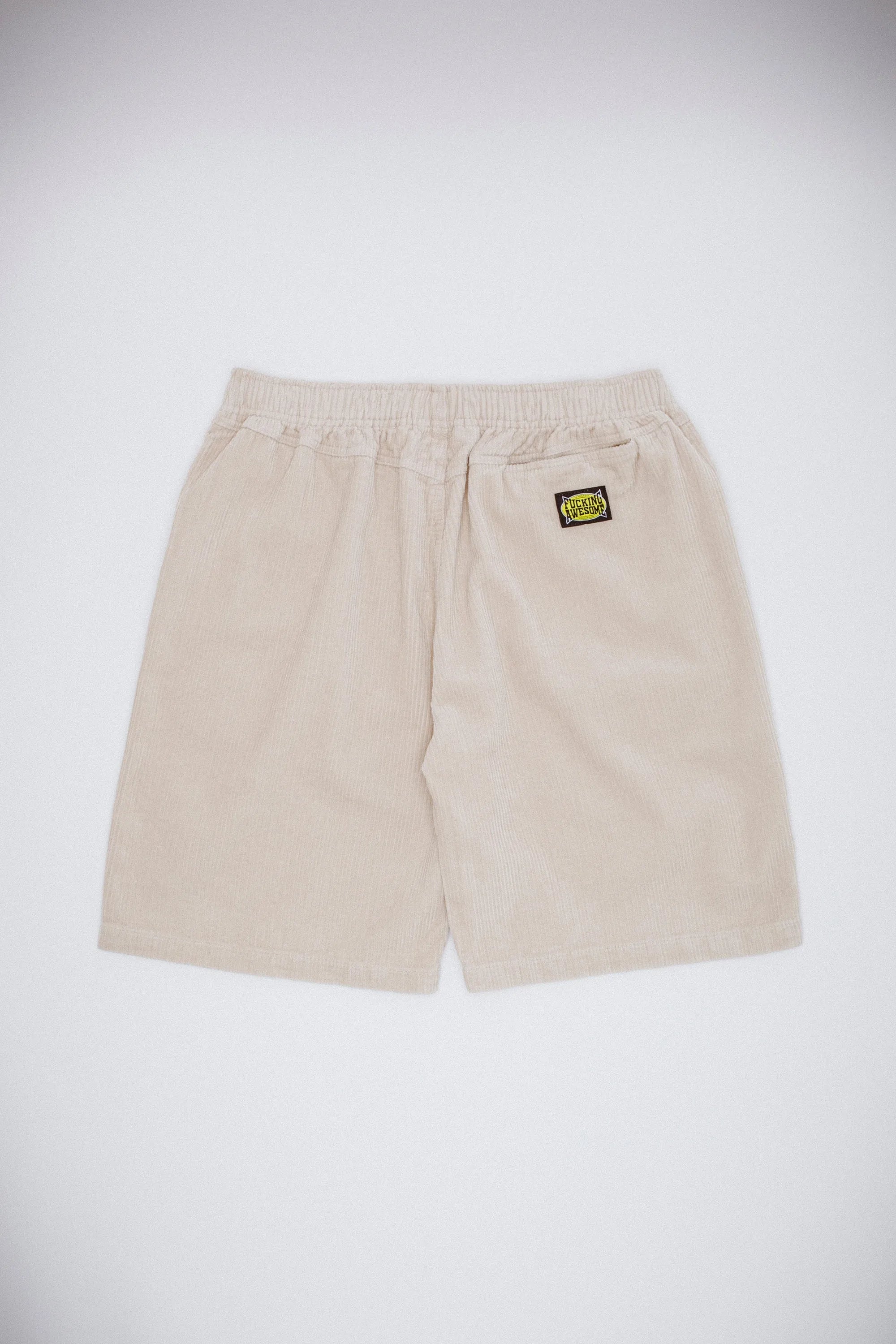 Fucking Awesome - Elastic Cord Short - Cream - ARROW & BEAST