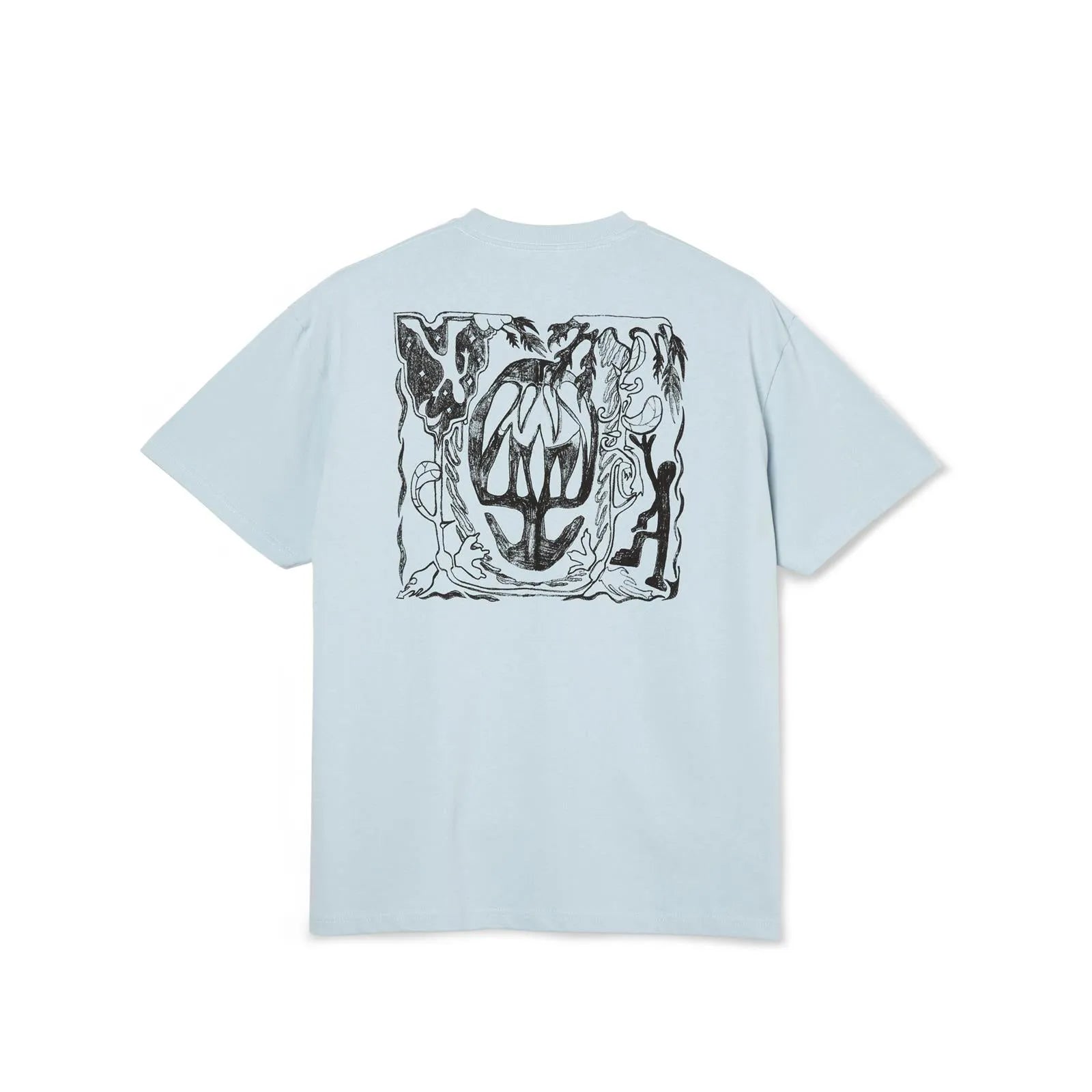 Polar Skate Co. - Jungle Tee - Light Blue - ARROW & BEAST
