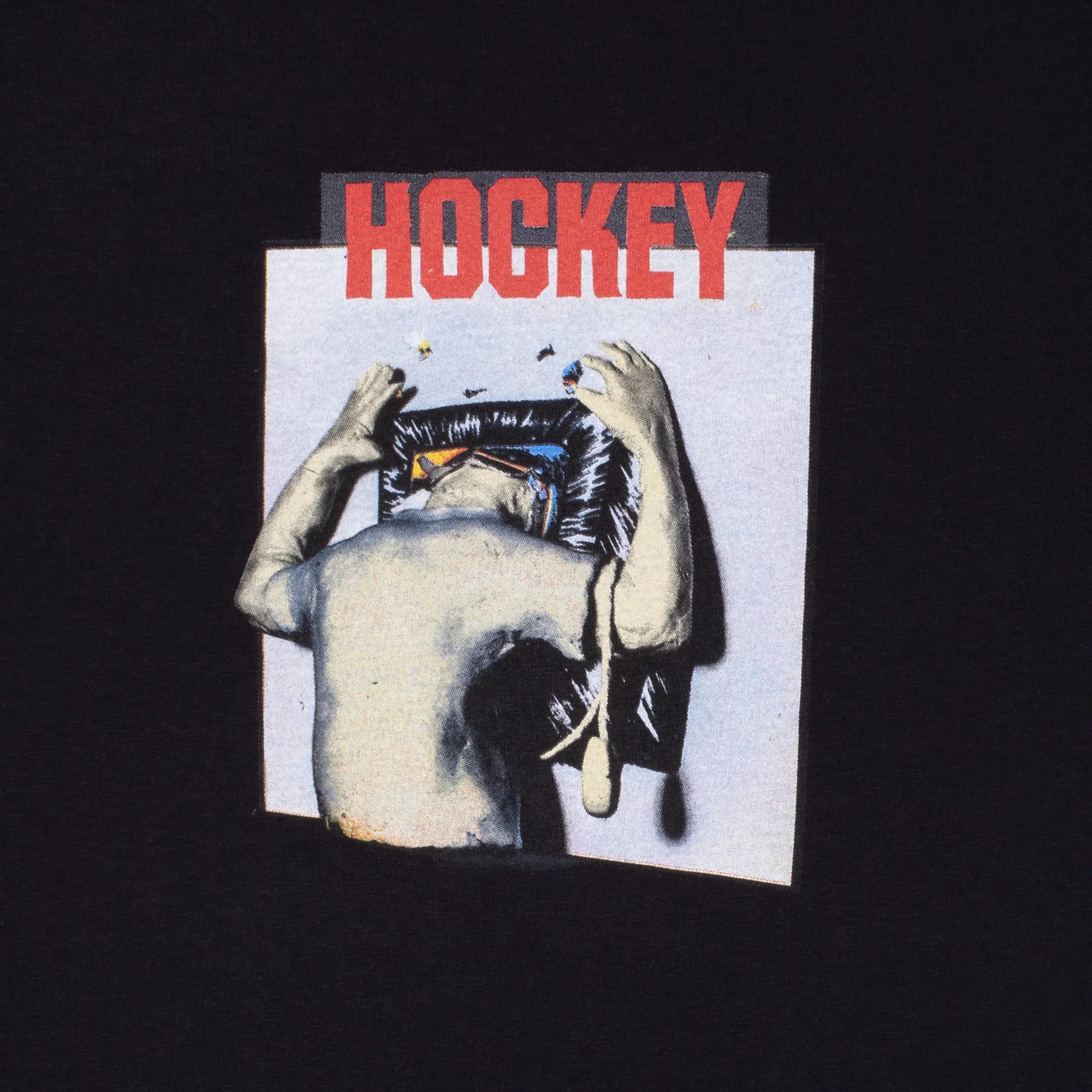 Hockey Skateboards - Screen Time Tee - Black - ARROW & BEAST