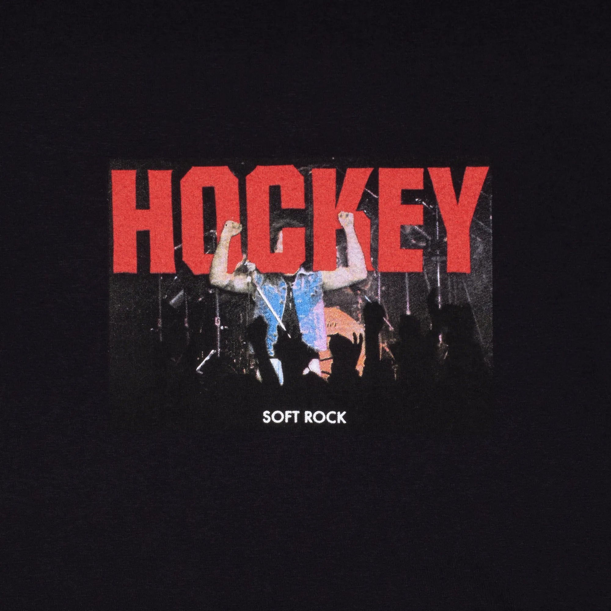 Hockey Skateboards - Soft Rock Tee - Black - ARROW & BEAST