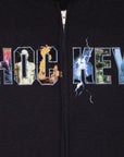 Hockey Skateboards - Dave's Arena Zip Up Hoodie - Black - ARROW & BEAST