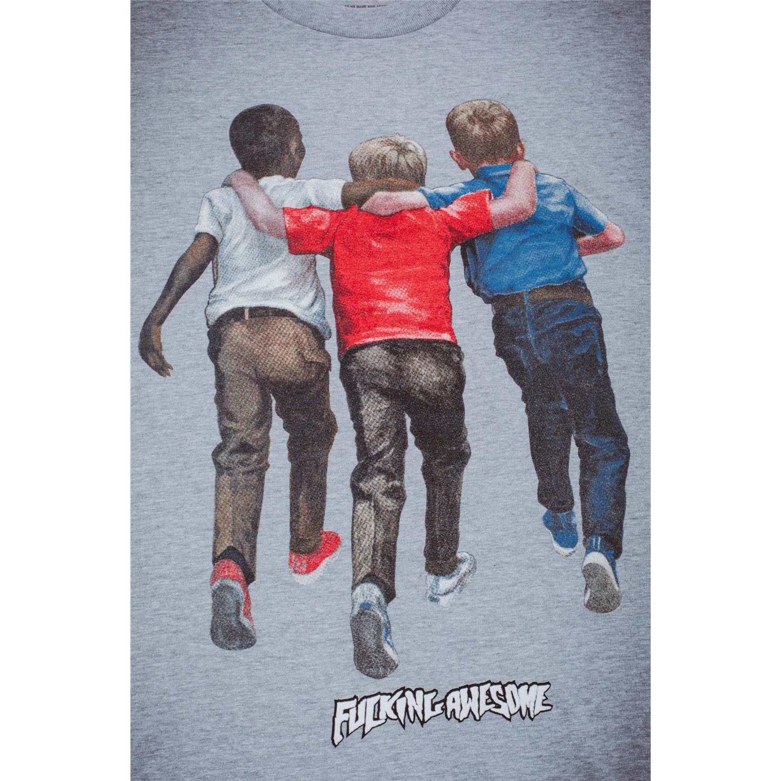 Fucking Awesome - Kids Are Alright Tee - Heather Grey – ARROW & BEAST