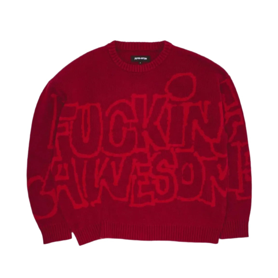 Fucking Awesome - PBS Sweater - Red - ARROW & BEAST