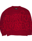 Fucking Awesome - PBS Sweater - Red - ARROW & BEAST