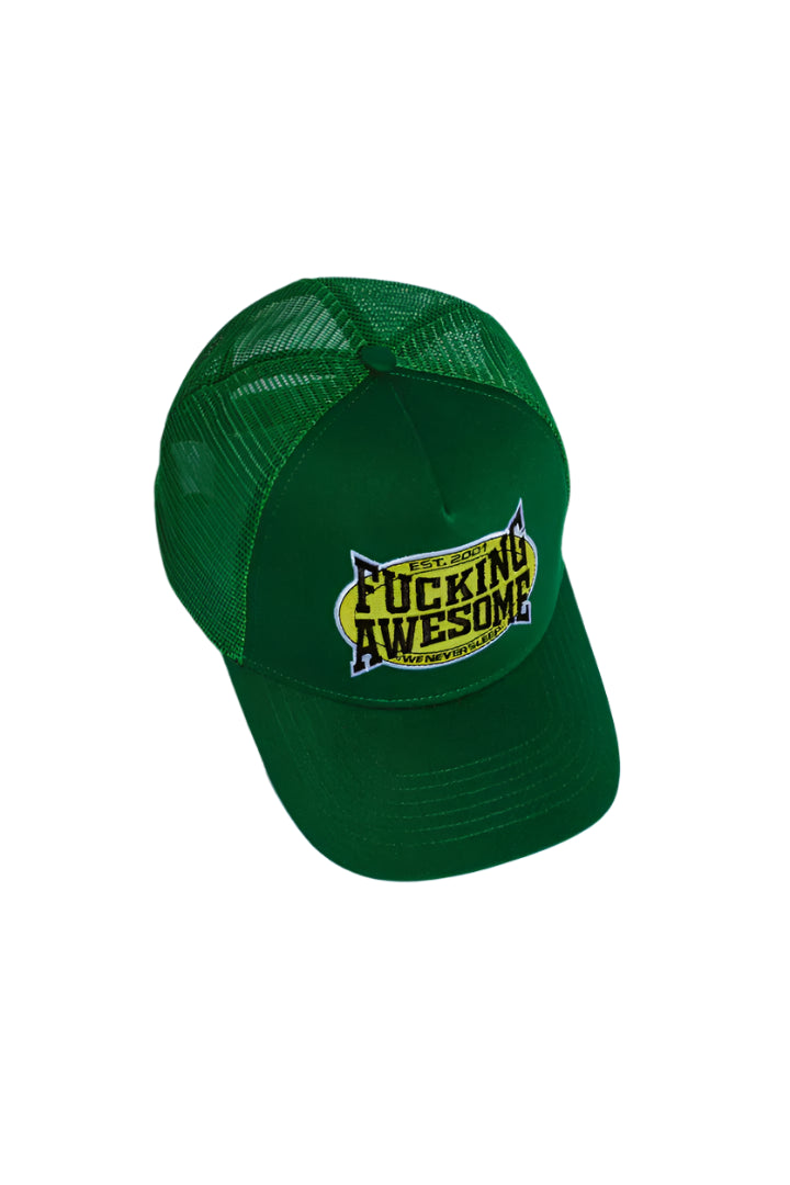 Fucking Awesome - KO Mesh Snapback - Green - ARROW & BEAST