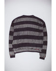 Fucking Awesome - Striped Sweater - Black/Silver/Striped - ARROW & BEAST