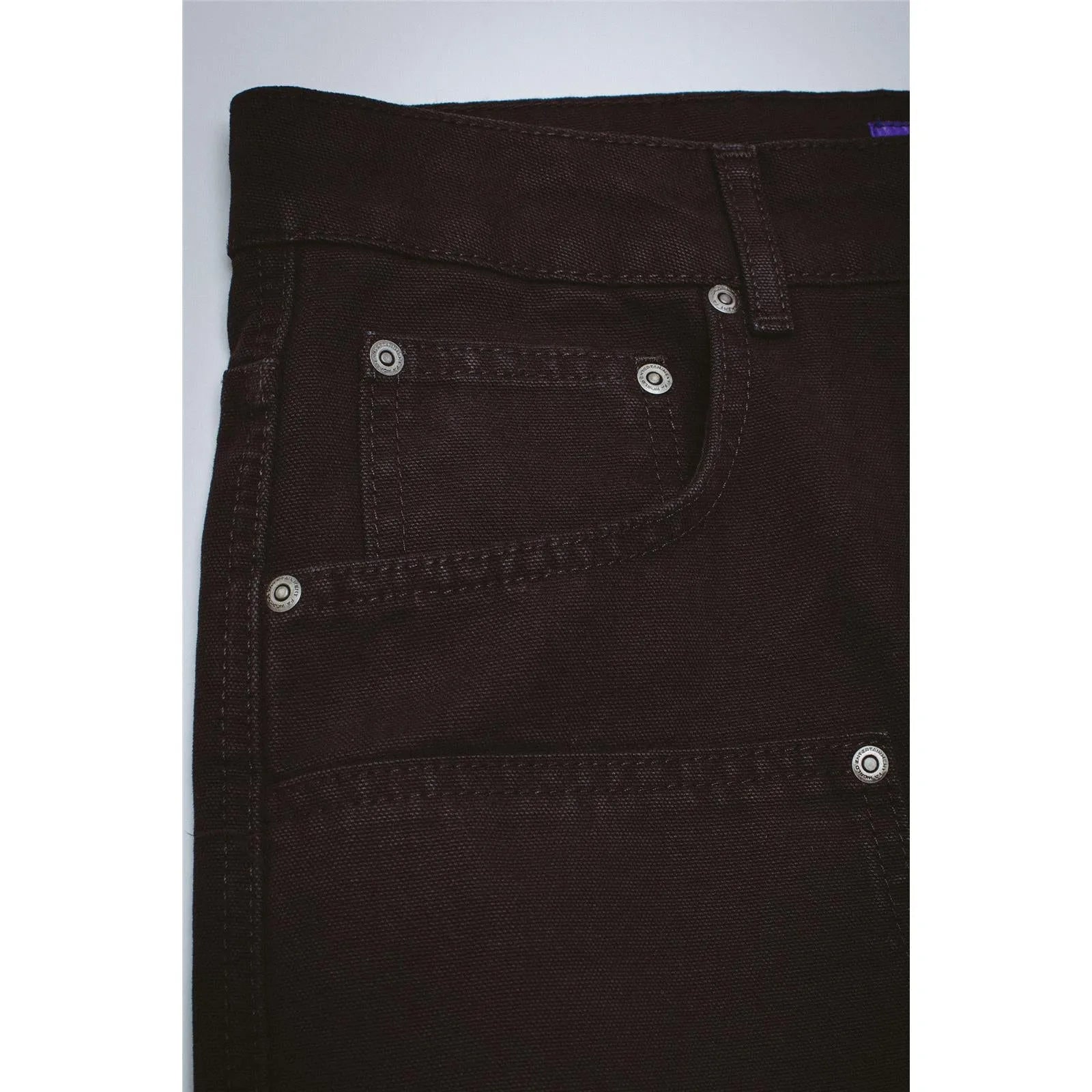 Fucking Awesome - Canvas Double Knee Short - Black - ARROW & BEAST