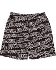 Fucking Awesome - AOP Stamp Sweatshorts - Black/White - ARROW & BEAST