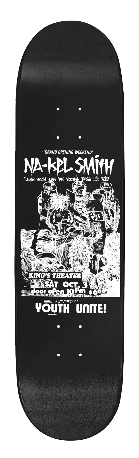King Skateboards - Na-kel Smith 'Black Flyer - ARROW & BEAST