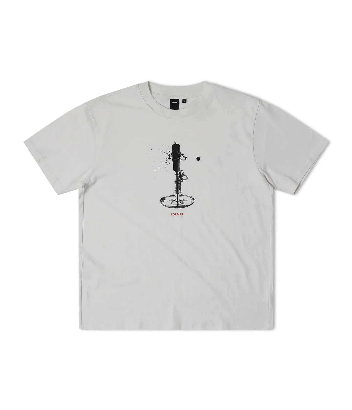 Former Merchandise Black out Oversized Tee Bone - ARROW & BEAST