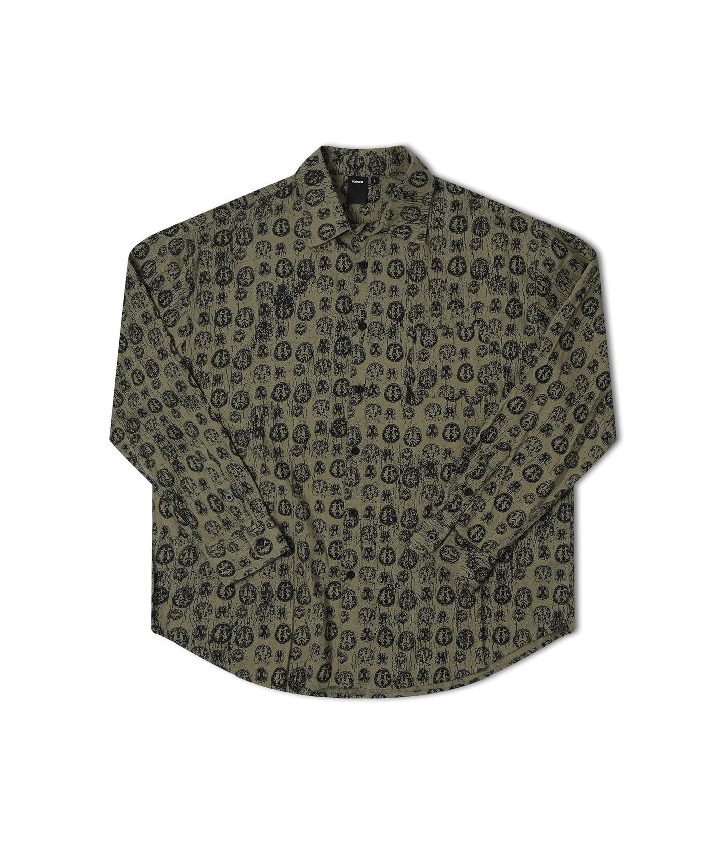 Former Merchandise - VIVIAN RUMINATION LS SHIRT - SAGE - ARROW & BEAST