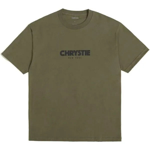 Chrystie NYC - OG Logo Tee Millitary Green - ARROW & BEAST
