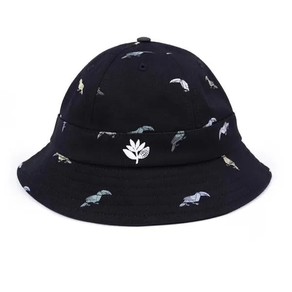Magenta Skateboards - Flock Bucket Hat black - ARROW & BEAST