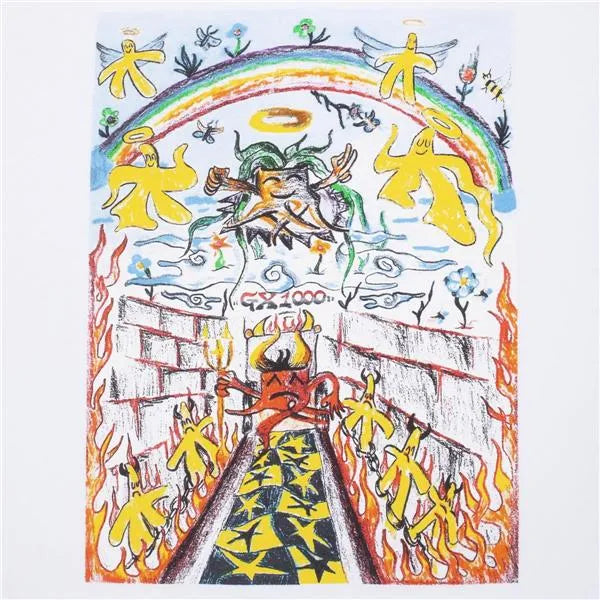 GX1000 Heaven Or Hell Tee White - ARROW & BEAST