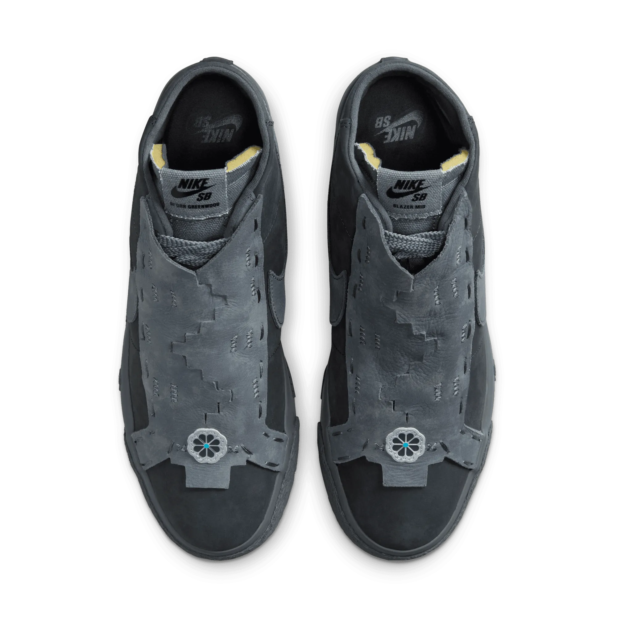 Nike SB Zoom Blazer Mid Di'orr Greenwood Smoke Grey FQ0792-001 ONLINE ONLY - ARROW & BEAST