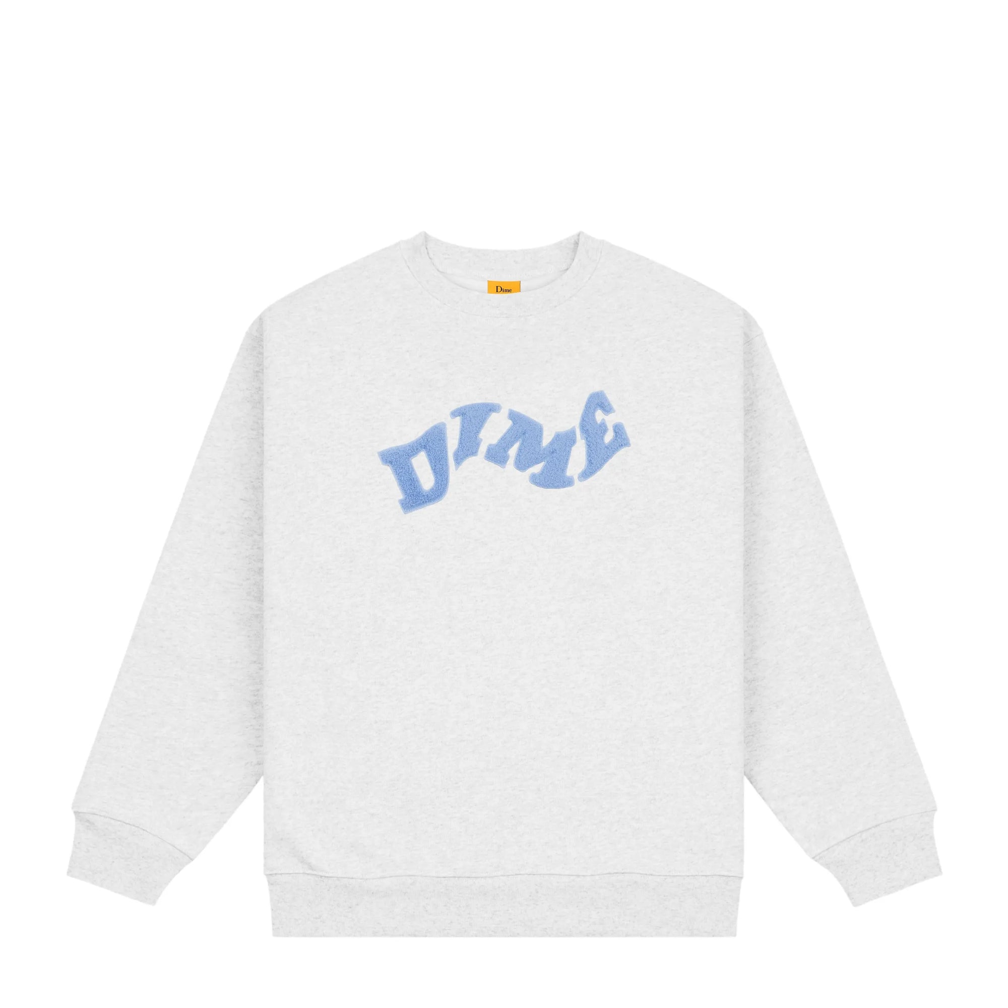 Dime MTL College Crewneck Ash Grey - ARROW & BEAST
