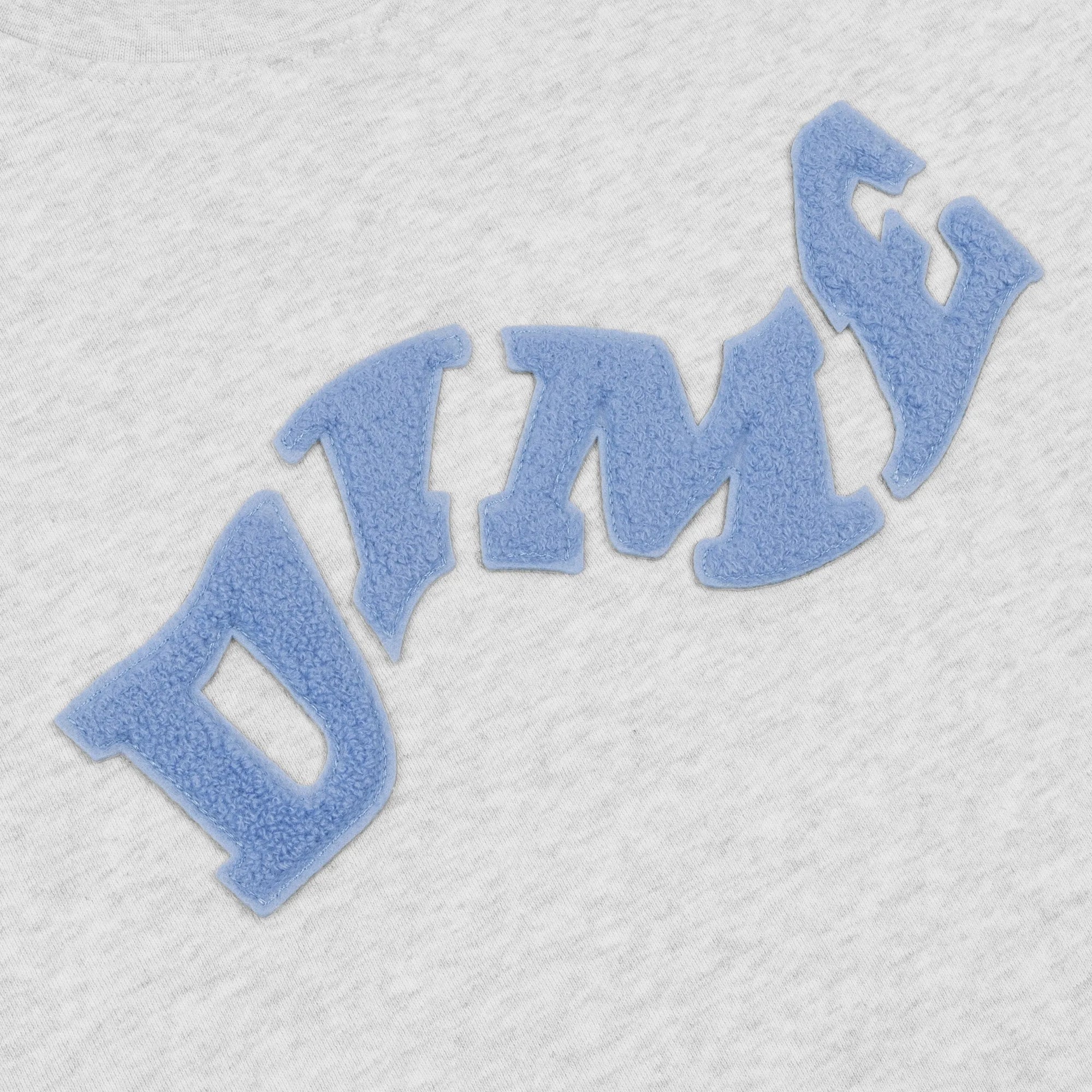Dime MTL College Crewneck Ash Grey - ARROW & BEAST