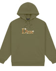 Dime MTL Shiny Hoodie Dark Olive