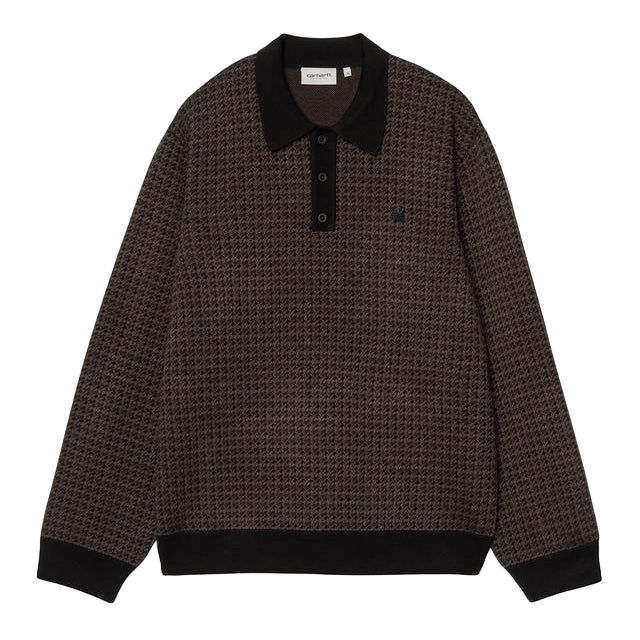 Carhartt WIP L/S Lowis Polo Vitola Heather
