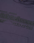 Metalwood Studio La Brea Shop Hooded Sweatshirt Gunmetal