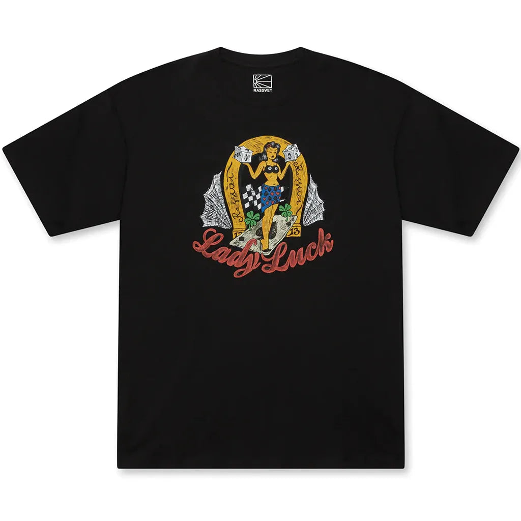 Rassvet Lady Luch Tee Black - ARROW & BEAST