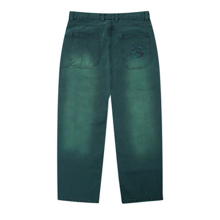 Yardsale XXX Faded Phantasy Jeans Green - ARROW & BEAST