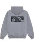 Polar Skate Co. Dave Hoodie Yoga Trippin Heather Grey - ARROW & BEAST