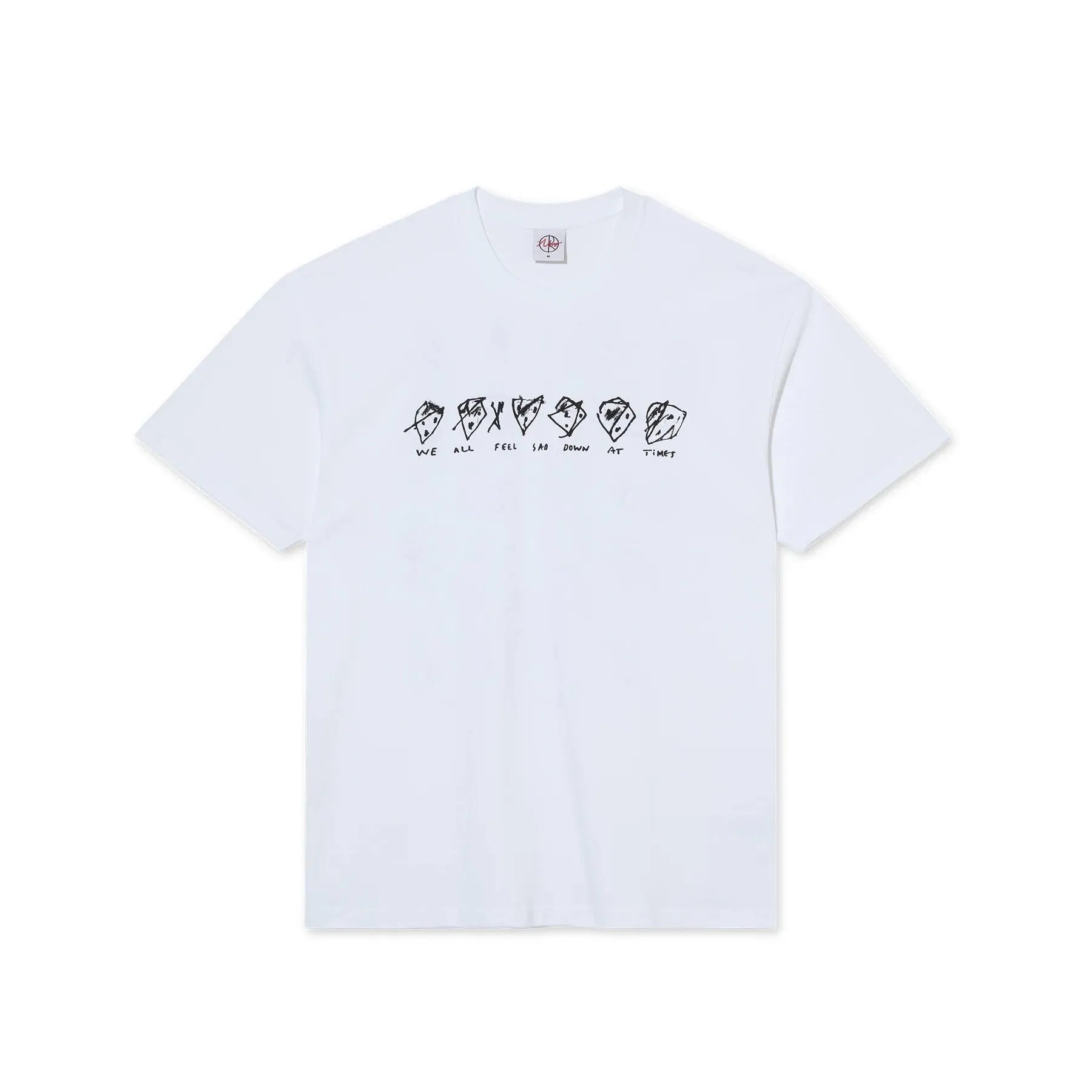 Polar Skate Co. - Sad at Times Tee (White) - ARROW & BEAST