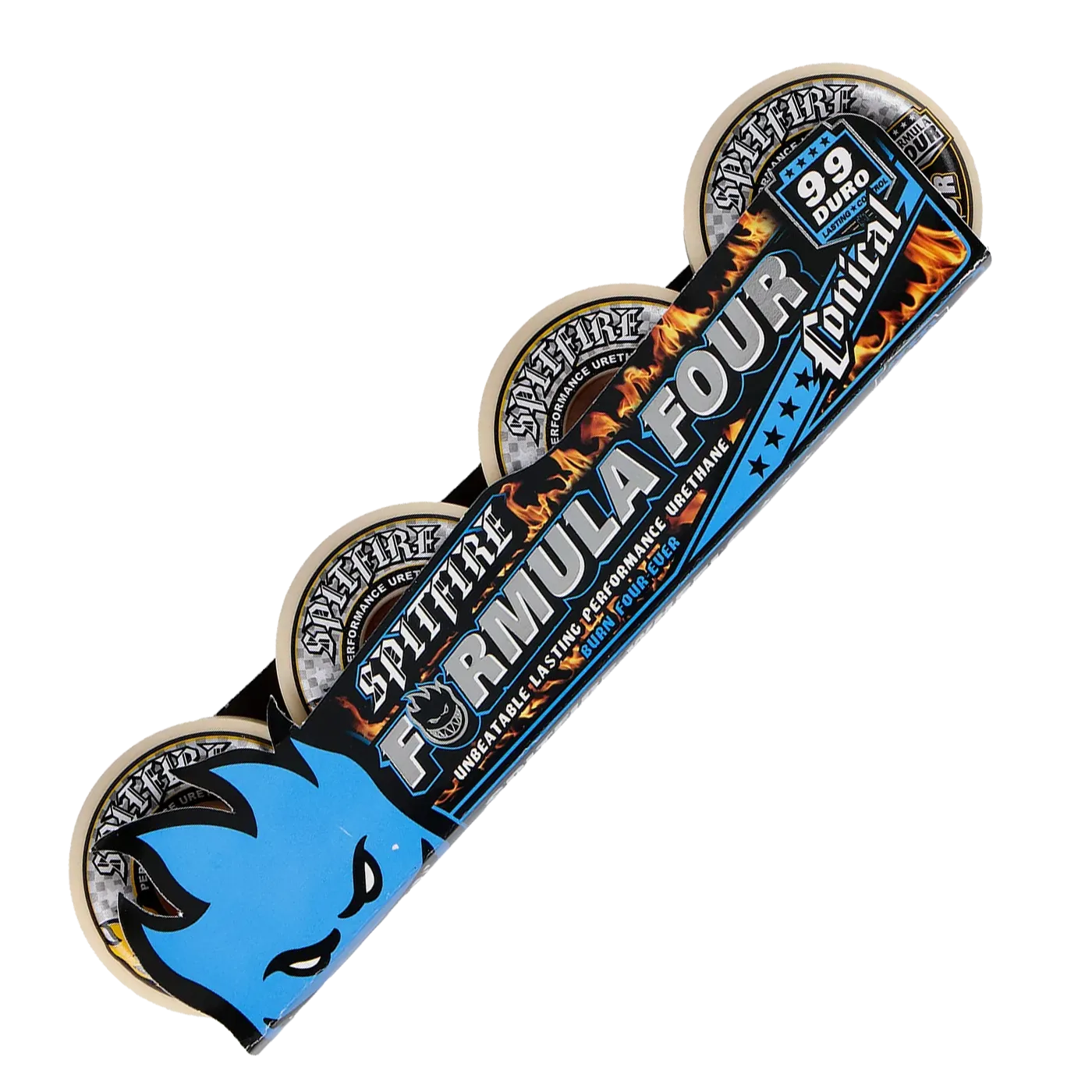 Spitfire Formula Four Conical Full 99A Wheels Blue